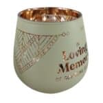 In Loving Memory Votive Candle Holder Side View