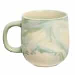Azure Jumble Mug 350ml blue and green marbled stoneware coffee and tea mug