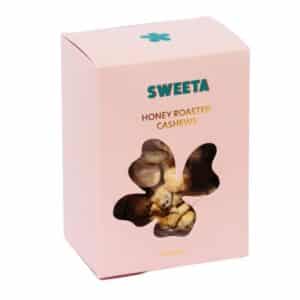 Honey Roasted Cashews 100g crunchy dry-roasted cashews with sweet honey glaze