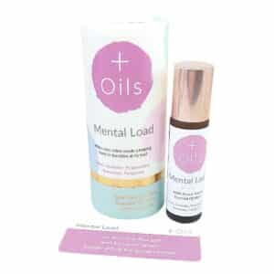 Mental Load Wellness Roller 10ml aromatherapy pulse point roller with affirmation card