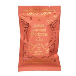 Salted Caramel Shortbread Treat with 70% Peruvian dark chocolate, vegan caramel, gluten-free shortbread and Tasmanian sea salt