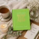 The Little Book of Mindfulness styled with tea and self-care essentials