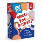 Would You Rather Card Game with 52 question cards and two instruction cards for children aged four and over