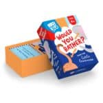 Open Box for the Would You Rather Card Game For Kids