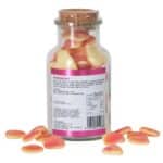 Looking at the back label of the A Dose Of Mother Like No Other with candies around the base