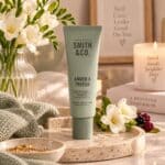 Amber and Freesia Hand & Nail Pomade styled as a luxury self-care gift with floral gourmand fragrance
