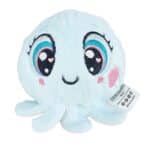 Bouncible Octopus Minty mint green 8cm bouncing plush toy for kids with floppy tentacles and embroidered eyes