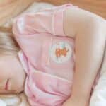 Kids aromatherapy sleep stickers used as part of a calming children's bedtime routine