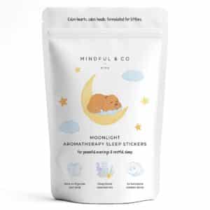 Kids Moonlight Aromatherapy Sleep Stickers with calming essential oils for children's bedtime and relaxation routines