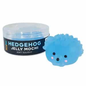 Blue Squishy Jelly Hedgehog pocket-sized sensory fidget toy made from soft, solid and mess-free TPR