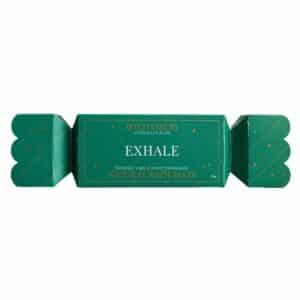 Exhale Bath Salt Bon Bon, Australian-made Epsom bath salts infused with refreshing lime and peppermint essential oils.