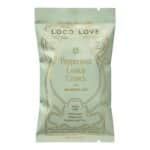 Peppermint Cookie Crunch Treat 35g vegan dark cacao bar with peppermint, mulberry leaf and crunchy chocolate cookie
