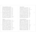 Showing a page example inside the Puzzle-In-Style Christmas Wordsearch book